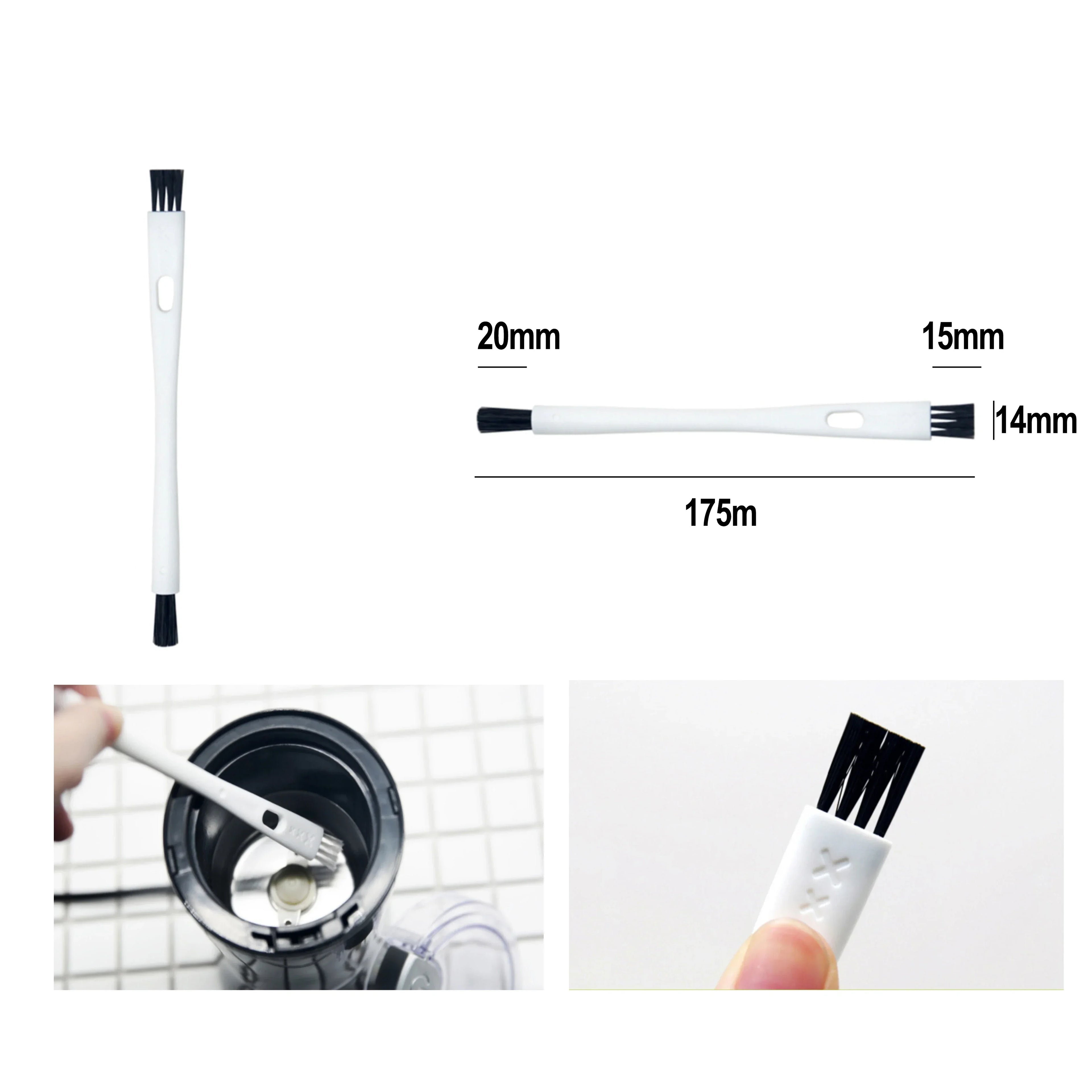 Kit de limpieza barista de madera | Cepillo para Molinillo y Cafetera Espresso