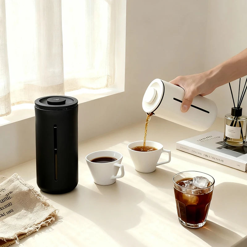 Prensa Francesa TIMEMORE – Extracción Limpia y Cuerpo Intenso para Café de Especialidad