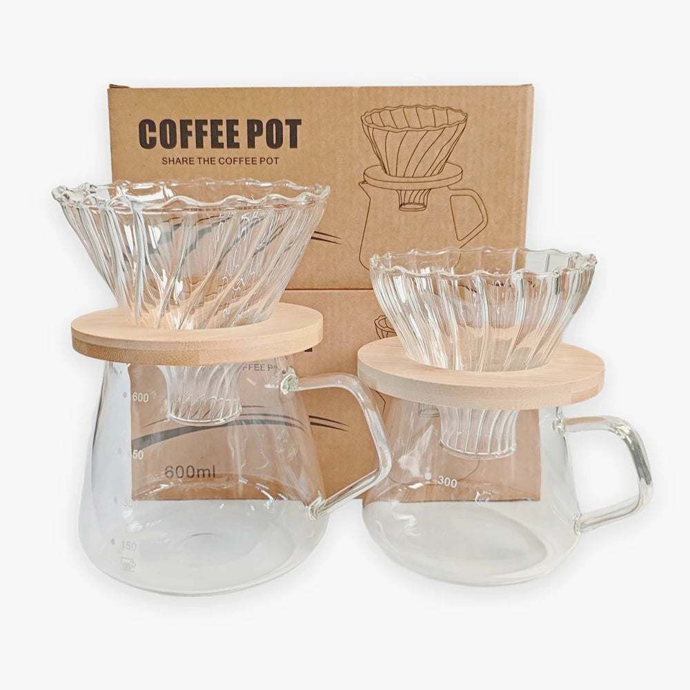 Kit Jarra Cónica V60 + Filtros – Preparación Precisa para Café Pour-Over