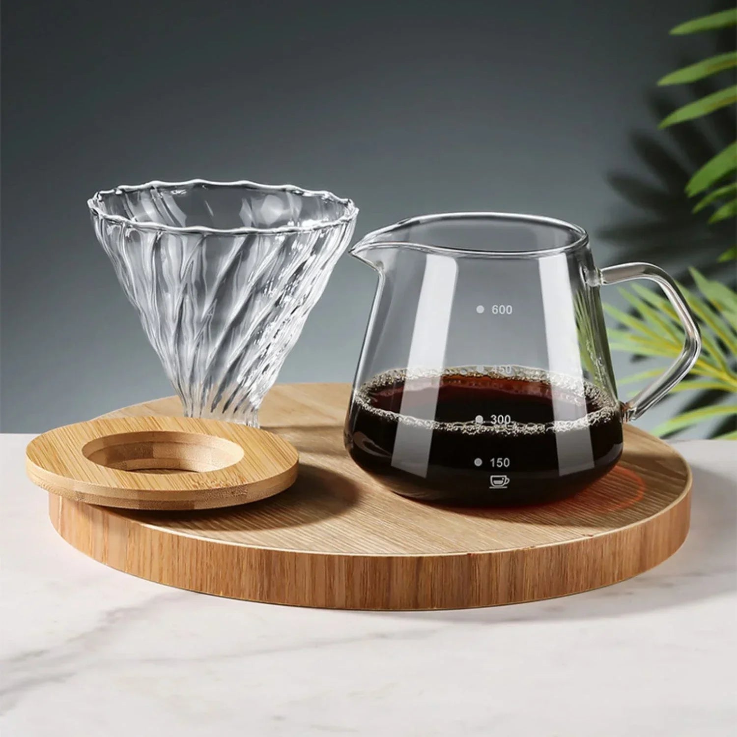 Kit Jarra Cónica V60 + Filtros – Preparación Precisa para Café Pour-Over